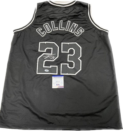 Zach Collins signed jersey PSA/DNA San Antonio Spurs Autographed