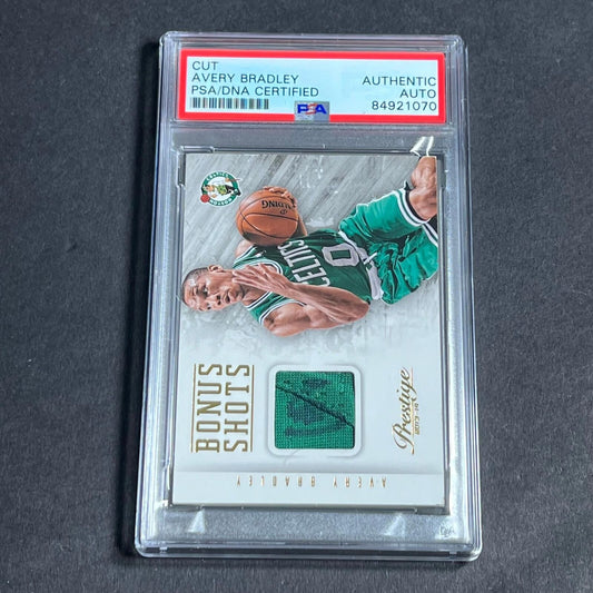 2013-14 Panini Prestige #7 Avery Bradley Signed Card AUTO PSA/DNA Slabbed Celtic