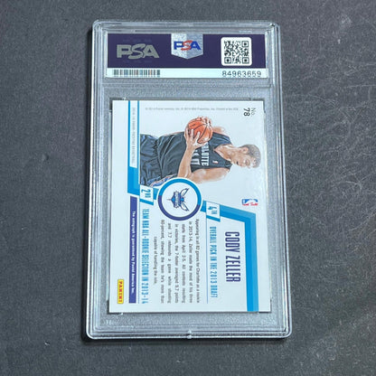 2014-15 Panini Prestige #78 Cody Zeller Signed Card AUTO PSA Slabbed Charlotte