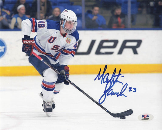 Mattias Samuelsson signed 8x10 PSA/DNA Chicago Blackhawks Autographed