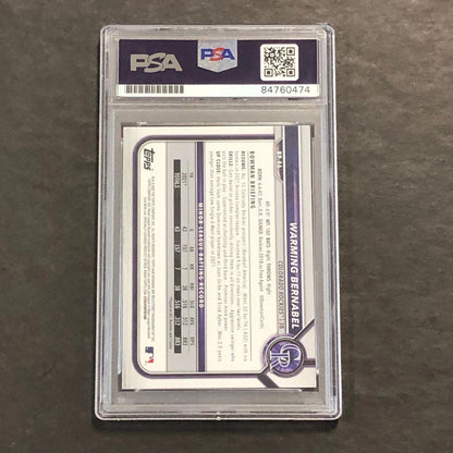 2021 Bowman Chrome #BP-46 Warming Bernabel Signed Card PSA Slabbed Auto 10 Rocki
