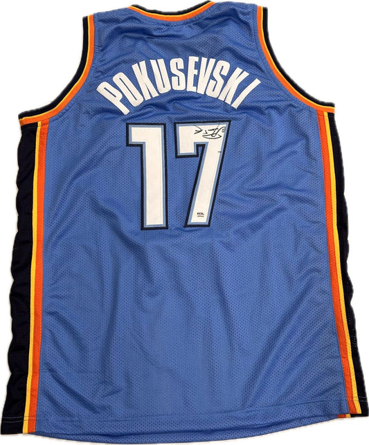 Aleksej Pokusevski signed jersey PSA/DNA Oklahoma City Thunder Autographed