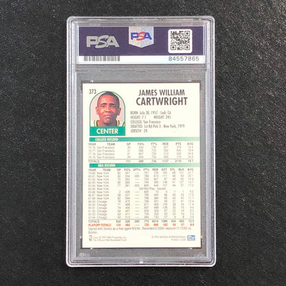 1994-95 NBA Hoops #373 Bill Cartwright Signed Card AUTO PSA/DNA Slabbed Superson