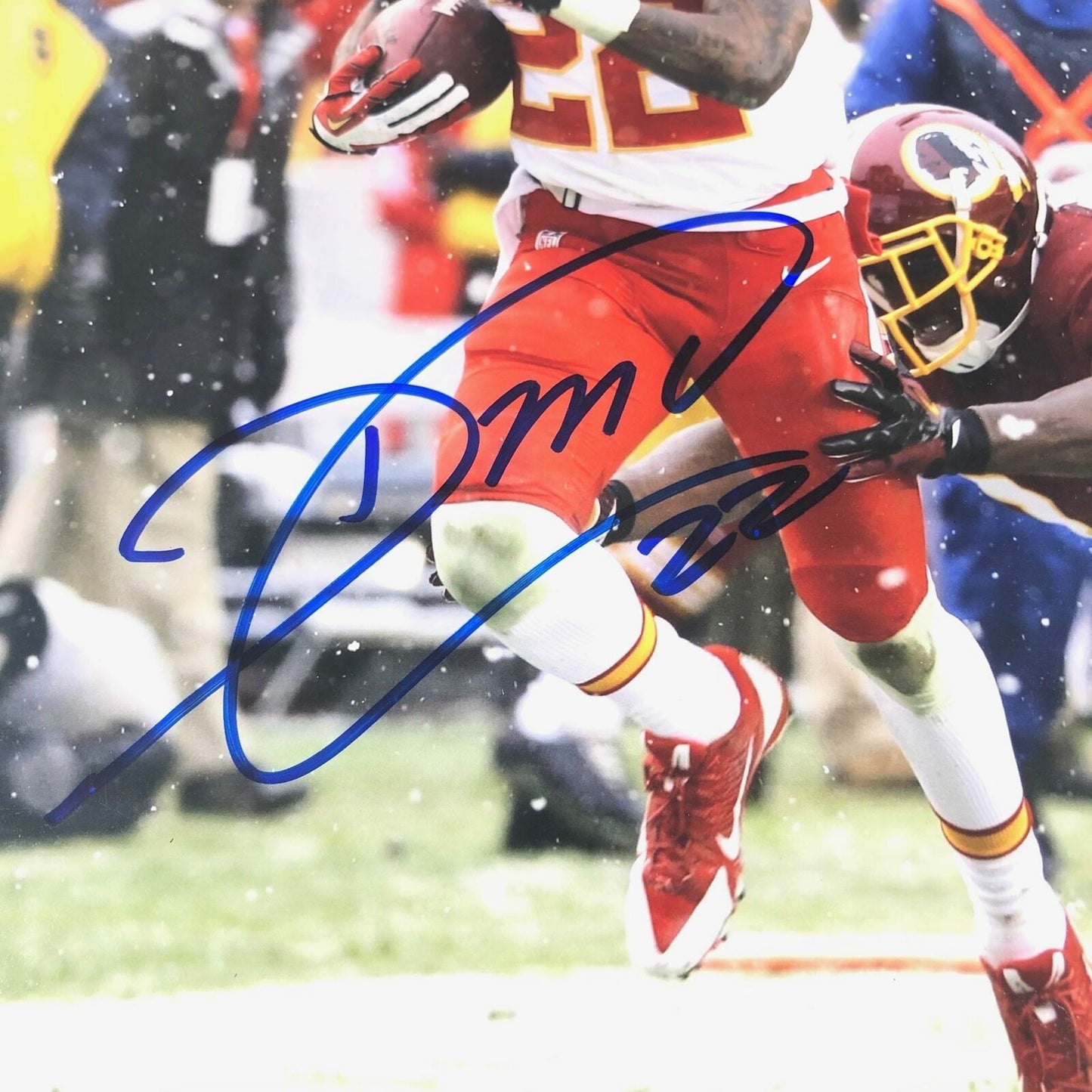 DEXTER McCLUSTER signed 11x14 photo PSA/DNA Kansas City Chiefs Autographed