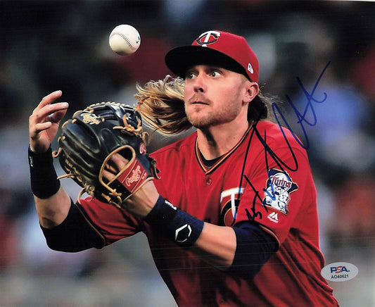 Taylor Motter signed 8x10 photo PSA/DNA Minnesota Twins Autographed