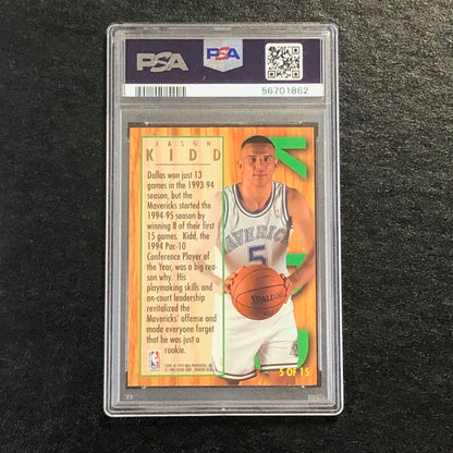 1994 Ultra All-Rookie #5 Jason Kidd PSA 9 Mint RC Mavericks