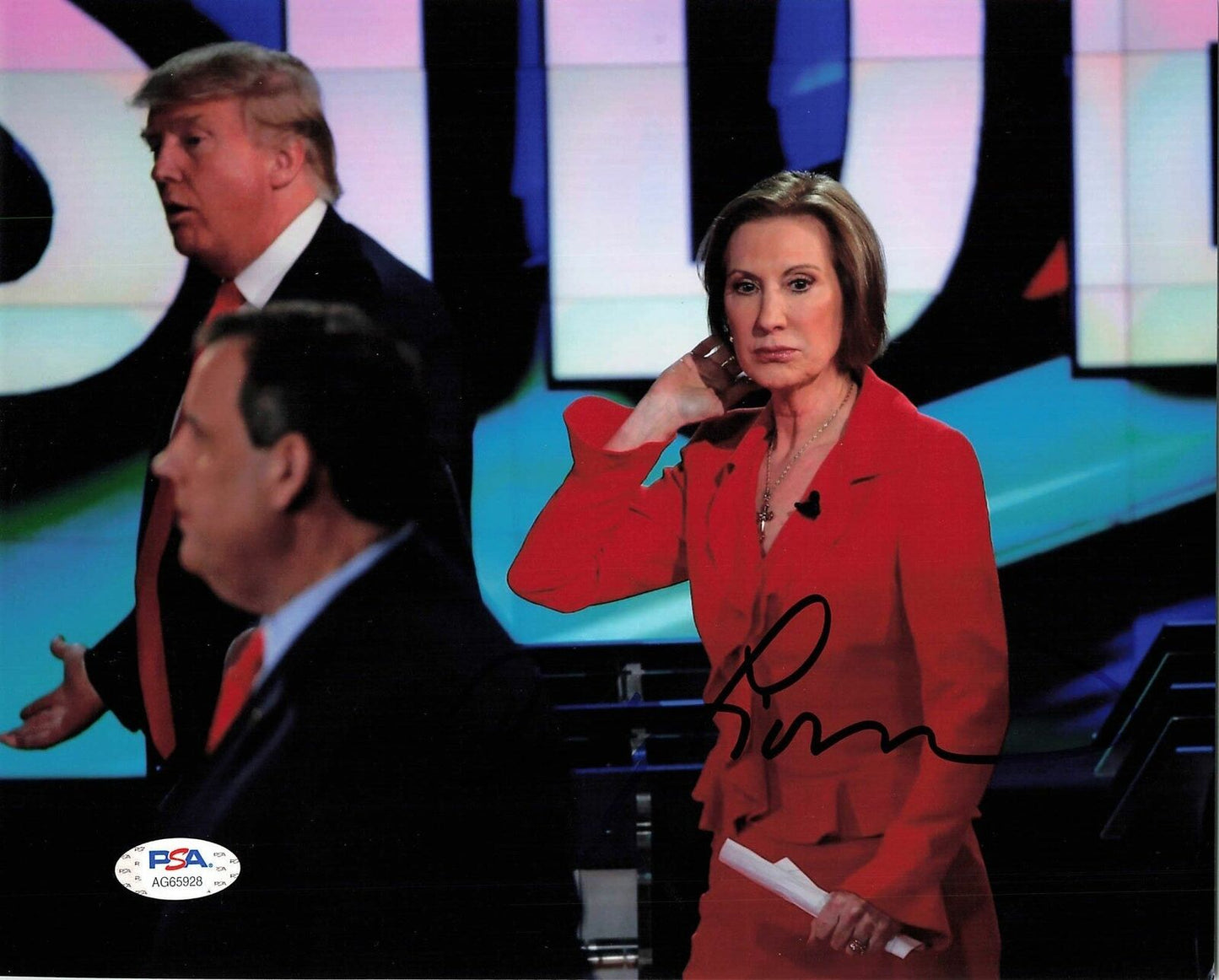 Carly Fiorina signed 8x10 Photo PSA/DNA Autographed Donald Trump