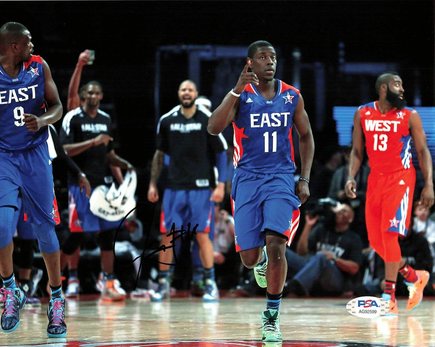 Jrue Holiday Signed 8x10 photo PSA/DNA NOLA Pelicans Autographed 76ers