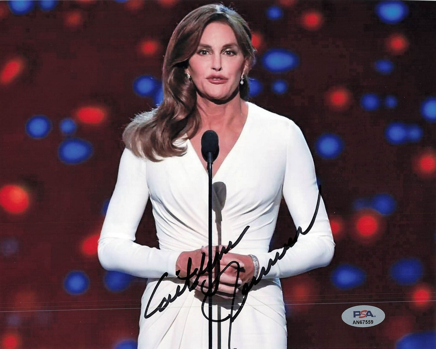 Caitlyn Jenner signed 8x10 photo PSA/DNA Autographed