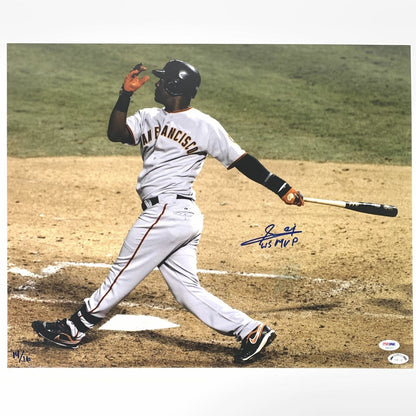 Edgar Renteria signed 16x20 photo PSA/DNA San Francisco Giants Autographed