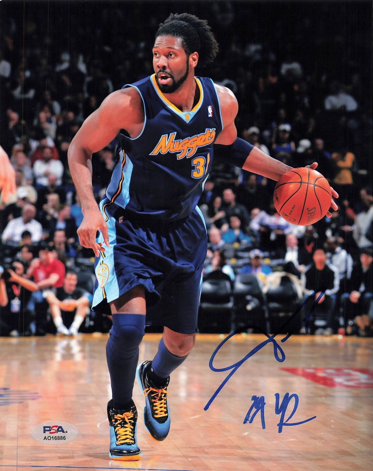 Nene Hilario signed 8x10 photo PSA/DNA Denver Nuggets Autograph