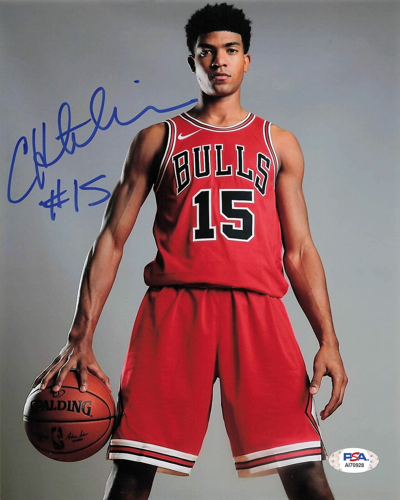 CHANDLER HUTCHISON signed 8x10 photo PSA/DNA Chicago Bulls Autographed