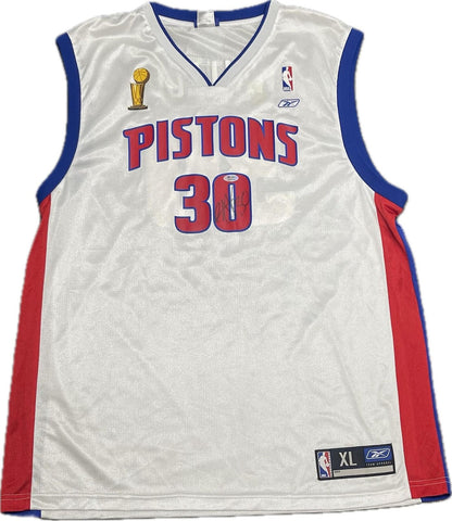 Rasheed Wallace signed NBA Finals Reebok jersey PSA/DNA Detroit Pistons Autograp