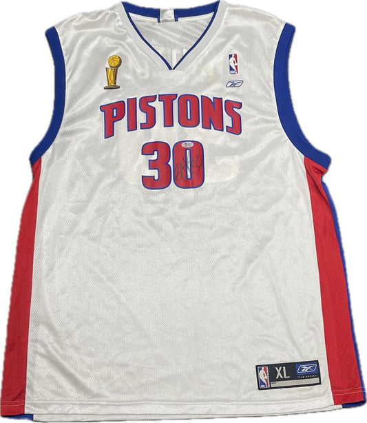 Rasheed Wallace signed NBA Finals Reebok jersey PSA/DNA Detroit Pistons Autograp