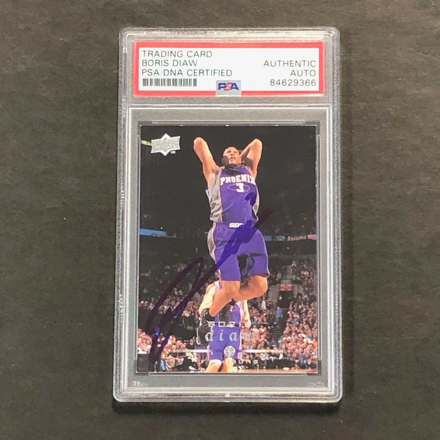 2008-09 Upper Deck First Edition #148 Boris Diaw Signed Card AUTO PSA Slabbed Su