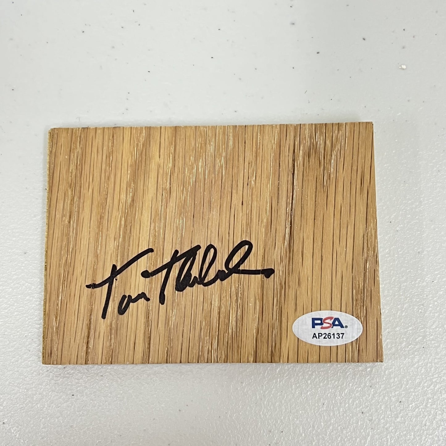 Tom Thibodeau Signed Floorboard PSA New York Knicks