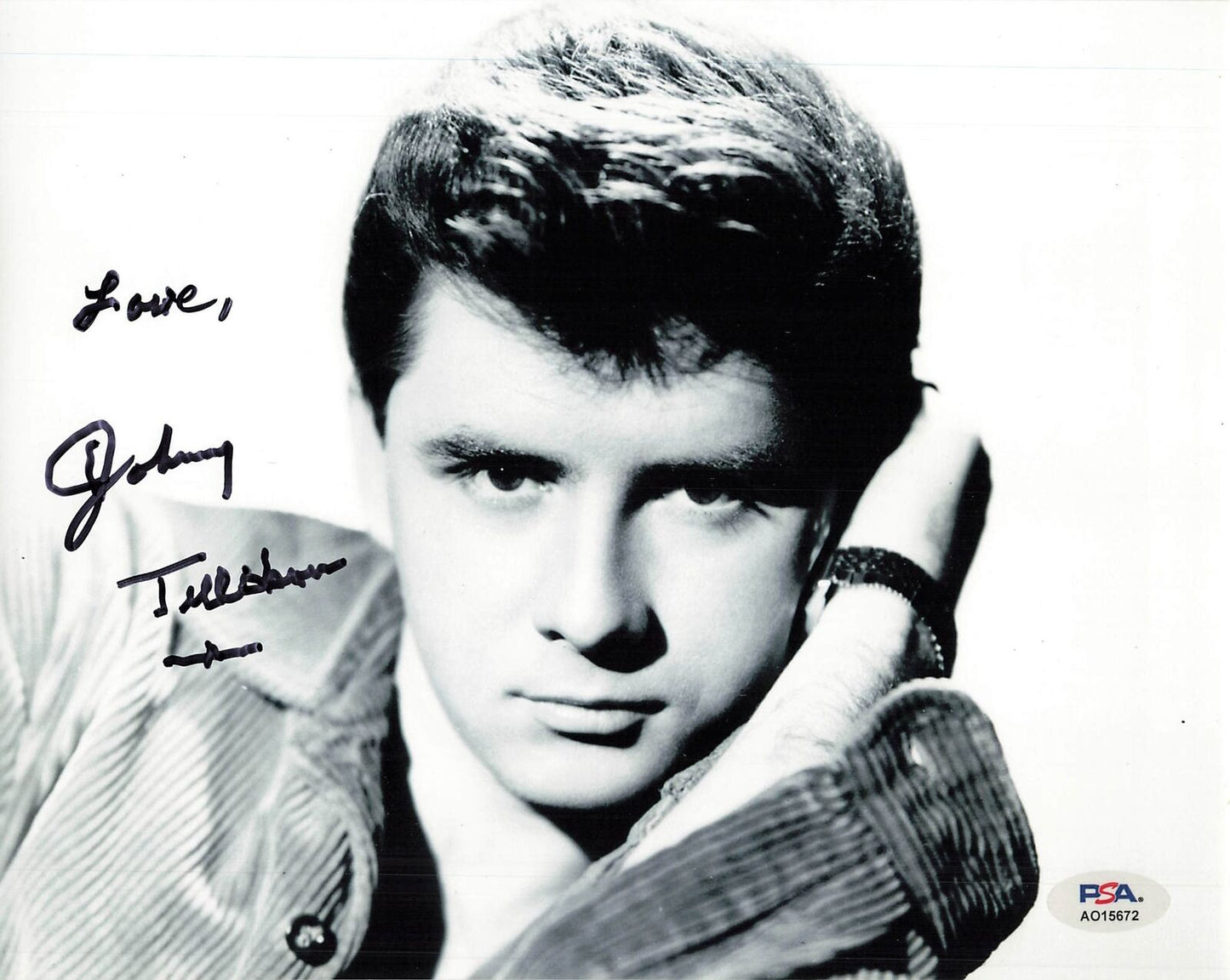 Johnny Tillotson signed 8x10 photo PSA/DNA Autographed Musician Singer-Songwrite