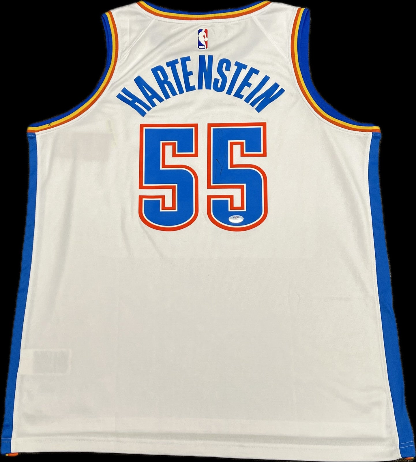 Isaiah Hartenstein Signed Jersey PSA Oklahoma City Thunder Autographed