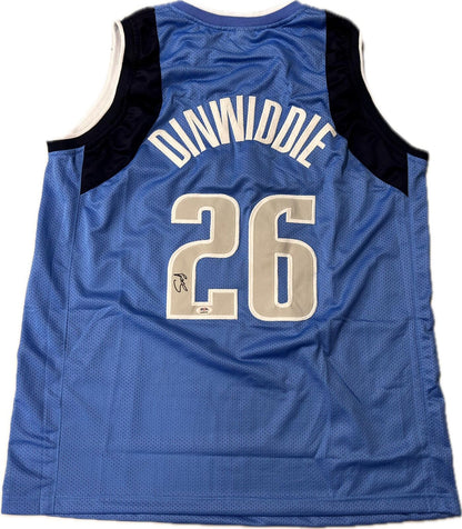 Spencer Dinwiddie signed jersey PSA/DNA Dallas Mavericks Autographed