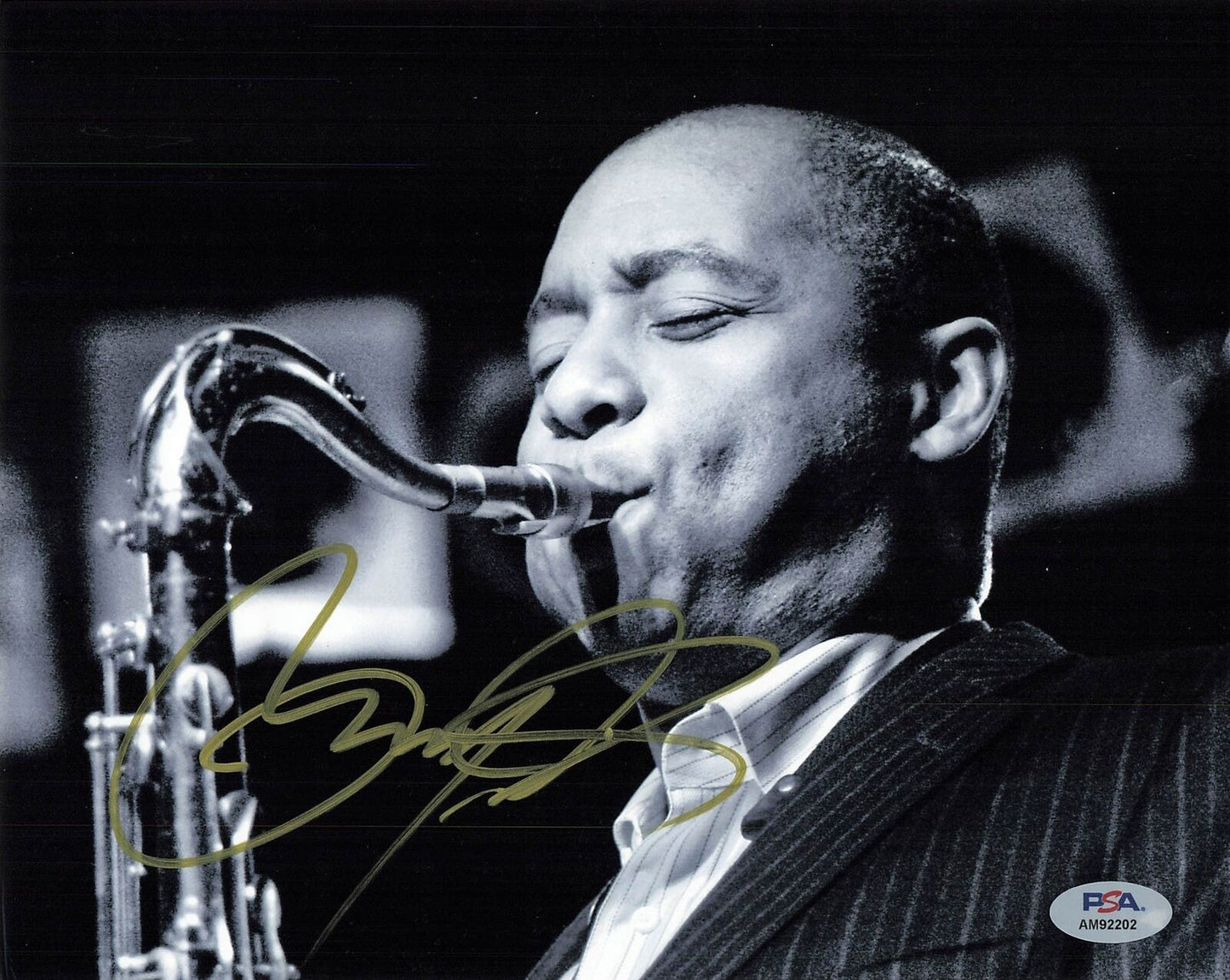 Branford Marsalis signed 8x10 photo PSA/DNA Autographed Musician