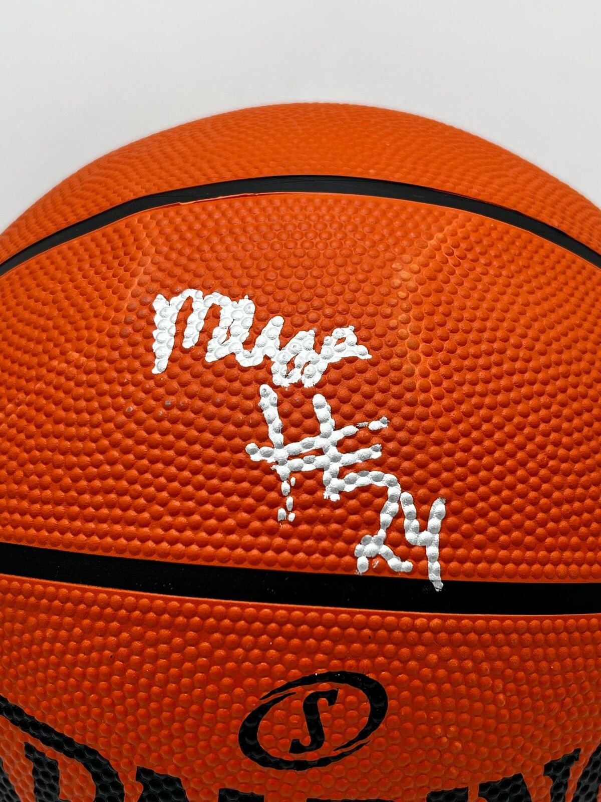 Maxwell Lewis Signed Basketball PSA/DNA Autographed Lakers