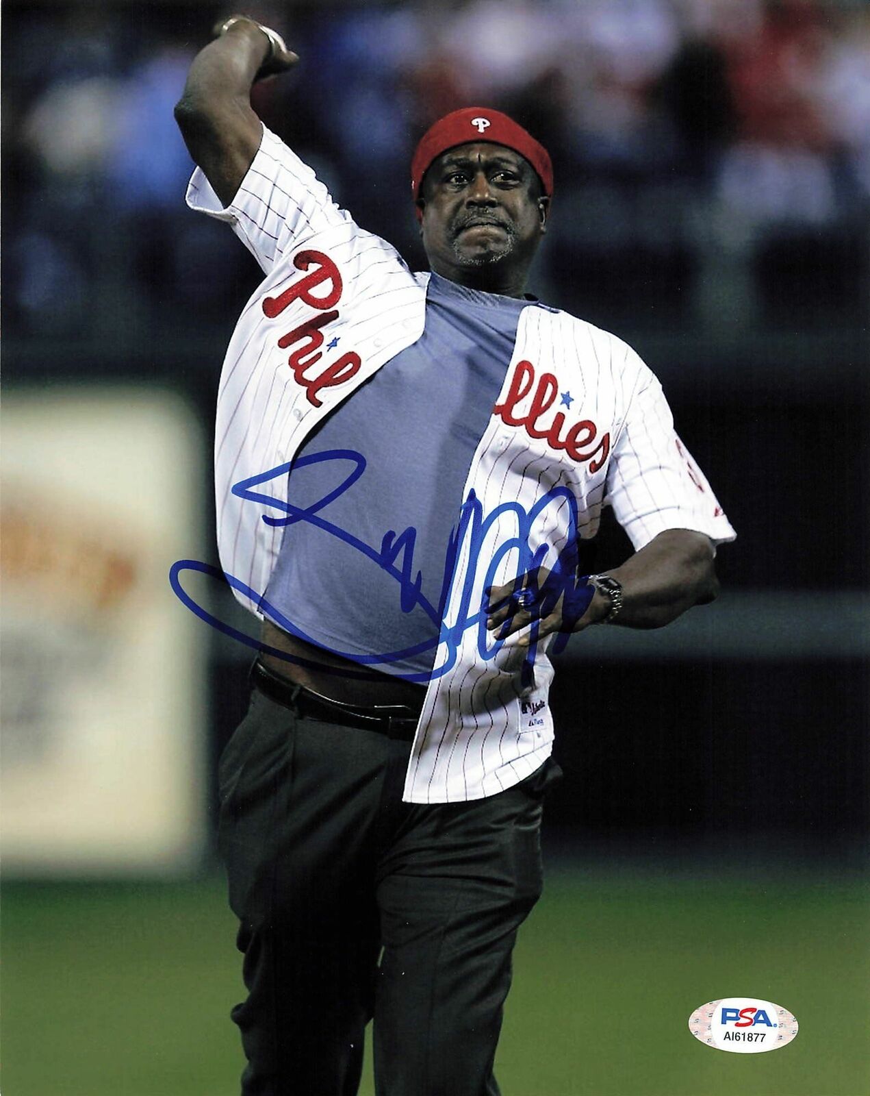 GARY MATTHEWS SR. signed 8x10 photo PSA/DNA Autographed