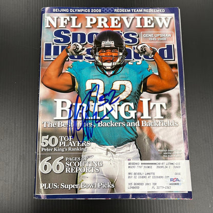 Maurice Jones-Drew signed Sports Illustrated Magazine PSA/DNA Jaguars Autographe