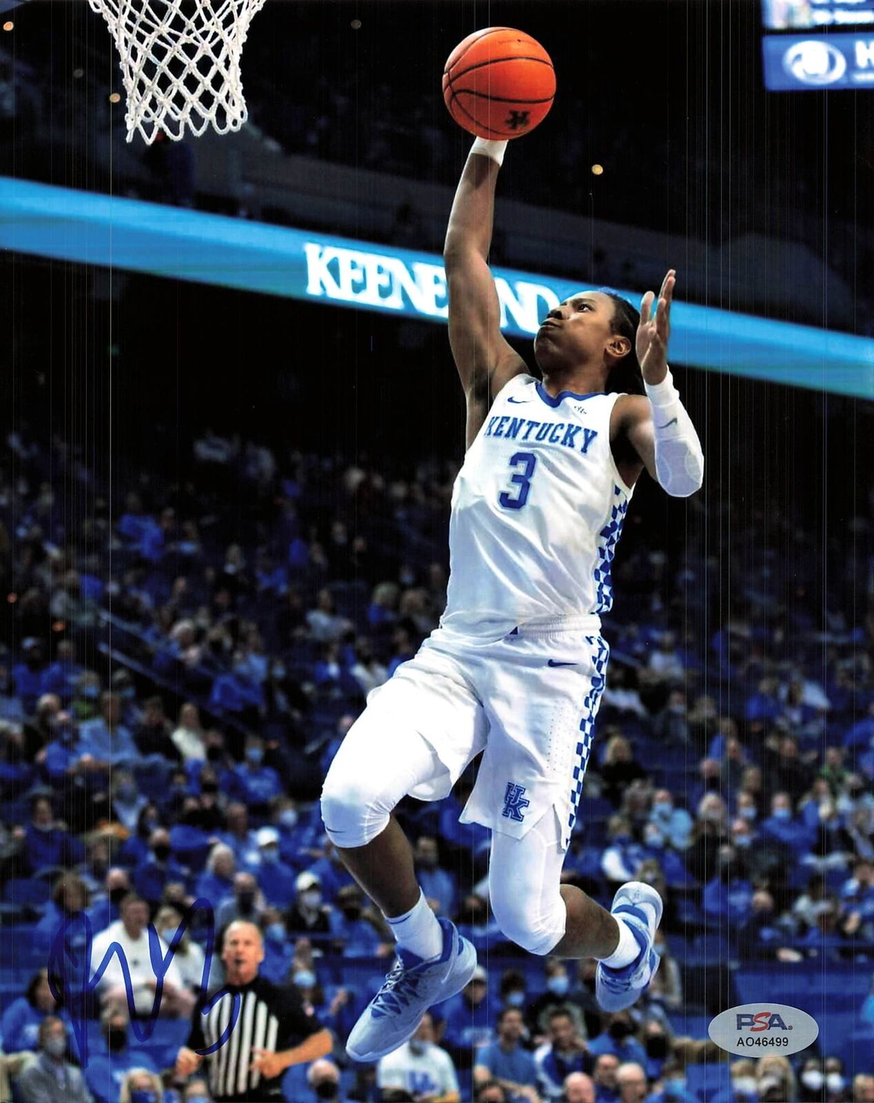 TyTy Washington Jr. signed 8x10 photo PSA/DNA Kentucky Wildcats Autographed