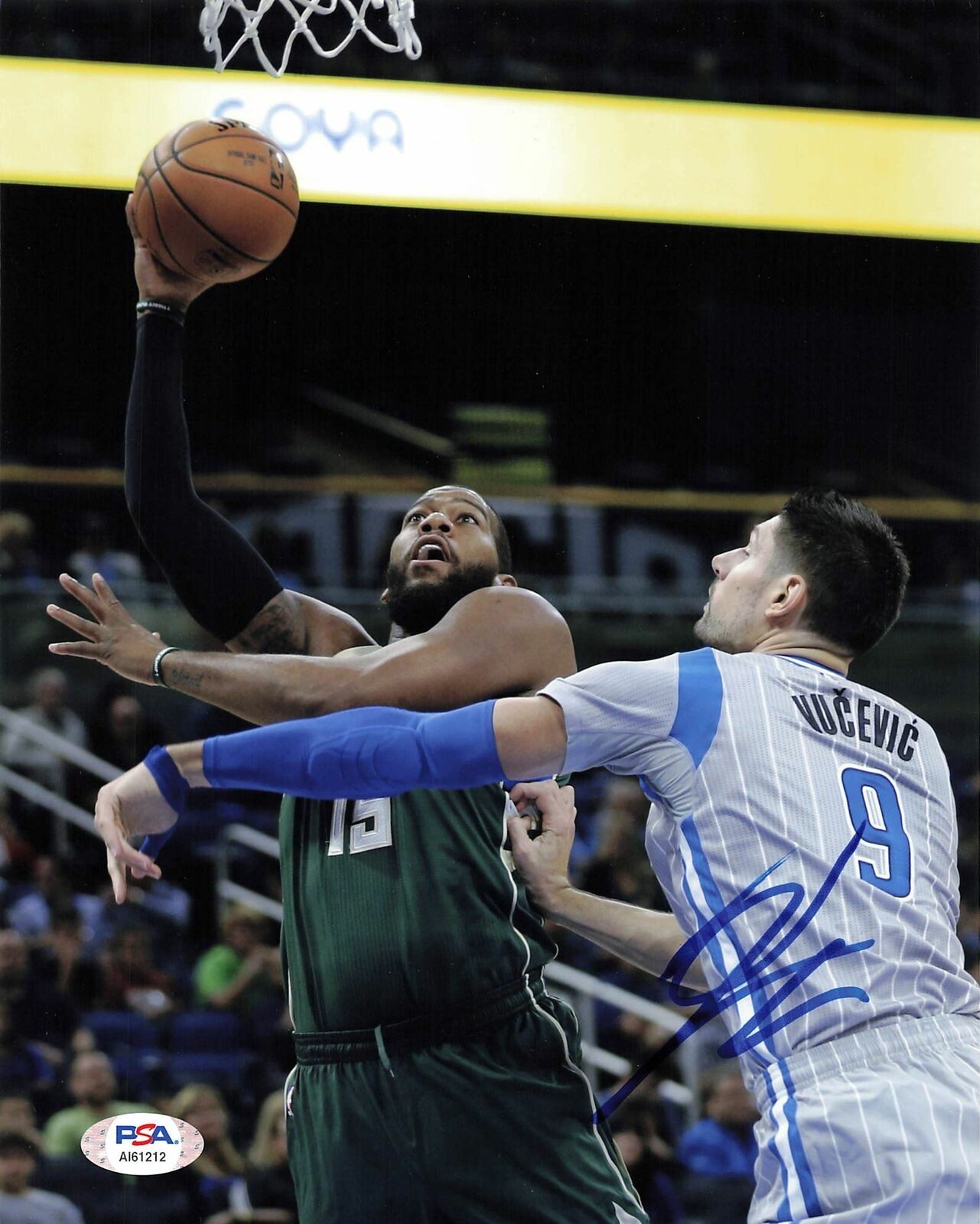 Greg Monroe signed 8x10 photo PSA/DNA Milwaukee Bucks Autographed