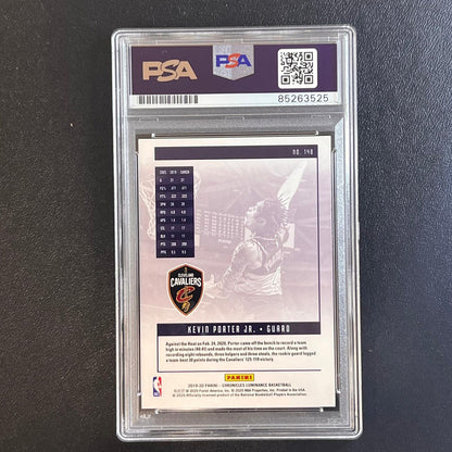2019-20 Panini Chronicles Luminance #148 Kevin Porter Jr. Signed Card PSA AUTO S