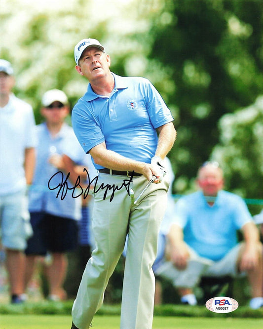 Jeff Maggert Signed 8x10 photo PSA/DNA Autographed Golf PGA