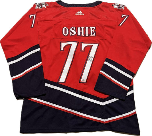 TJ Oshie Signed Jersey PSA/DNA Washington Capitals Autographed T.J.