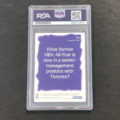 1995-96 Skybox #418 DOUG CHRISTIE Signed Card AUTO PSA/DNA Slabbed Raptors