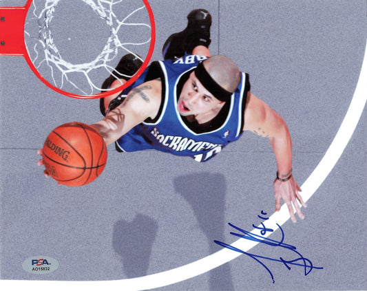 Mike Bibby signed 8x10 photo PSA/DNA Sacramento Kings  Autographed