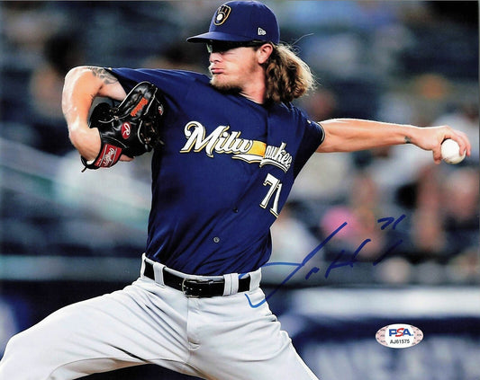 Josh Hader signed 8x10 photo PSA/DNA Milwaukee Brewers Autographed