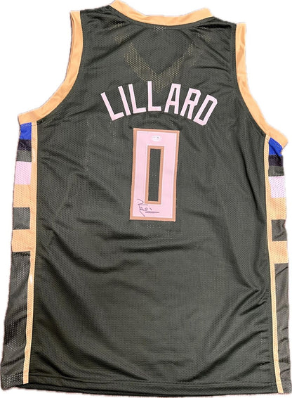 Damian Lillard signed jersey PSA/DNA Milwaukee Bucks Autographed