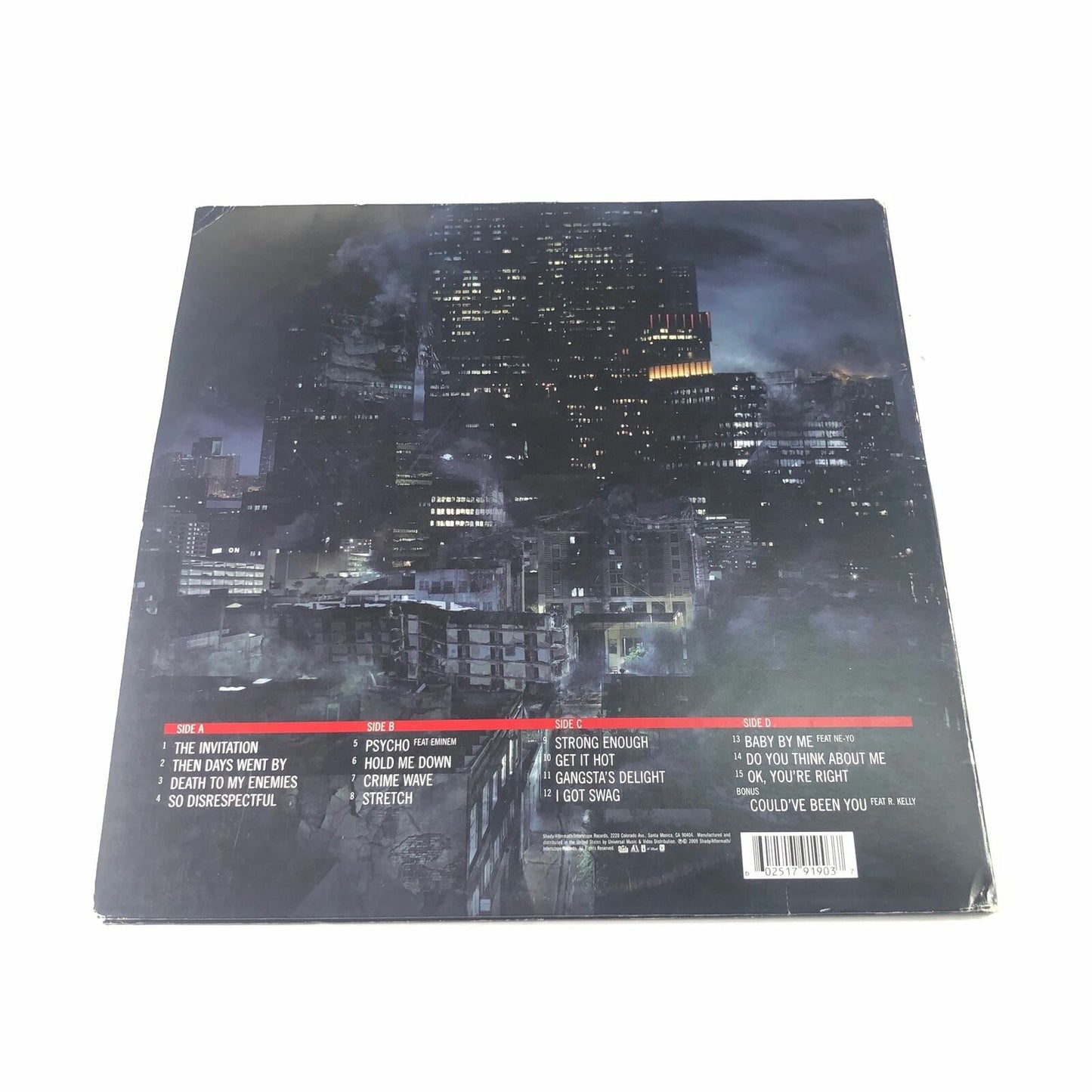 50 Cent signed Before I Self Destruct LP Vinyl PSA/DNA Album autographed