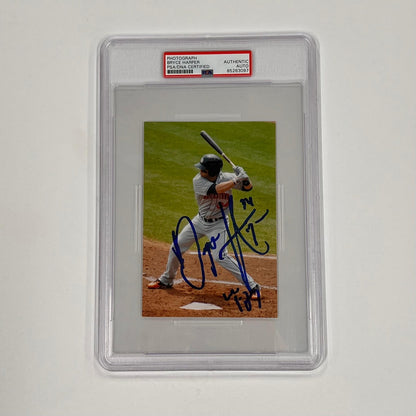 Bryce Harper signed 4x6 photo PSA/DNA Slabbed Philadelphia Phillies Autographed