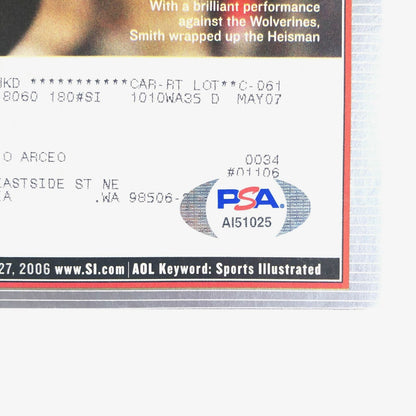 Troy Smith Signed SI Magazine PSA/DNA Ohio State Autographed Heisman