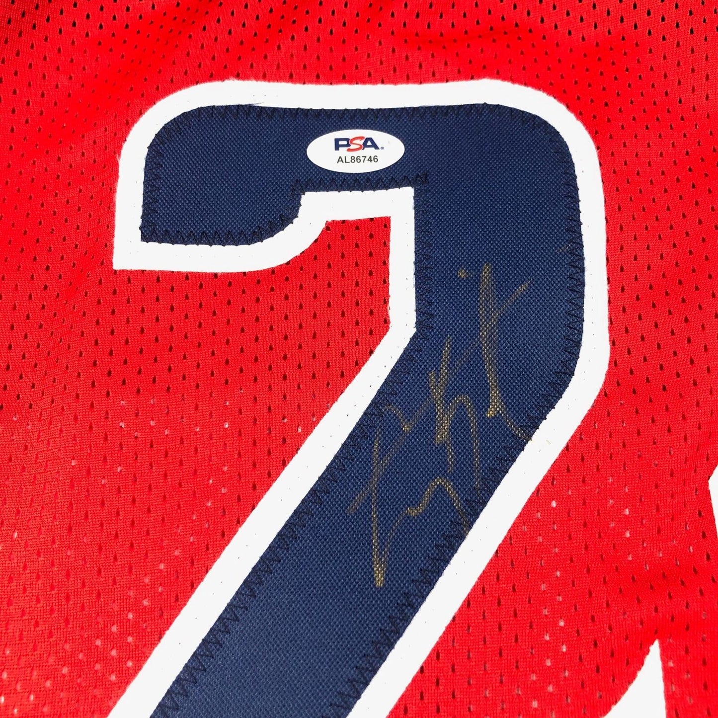 Corey Kispert signed Jersey PSA/DNA Wizards autographed