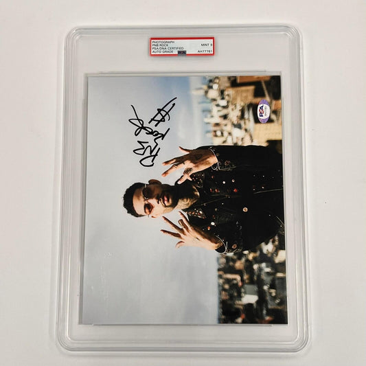 PNB Rock signed 8x10 photo PSA/DNA MINT 9 Slabbed Autographed Rapper