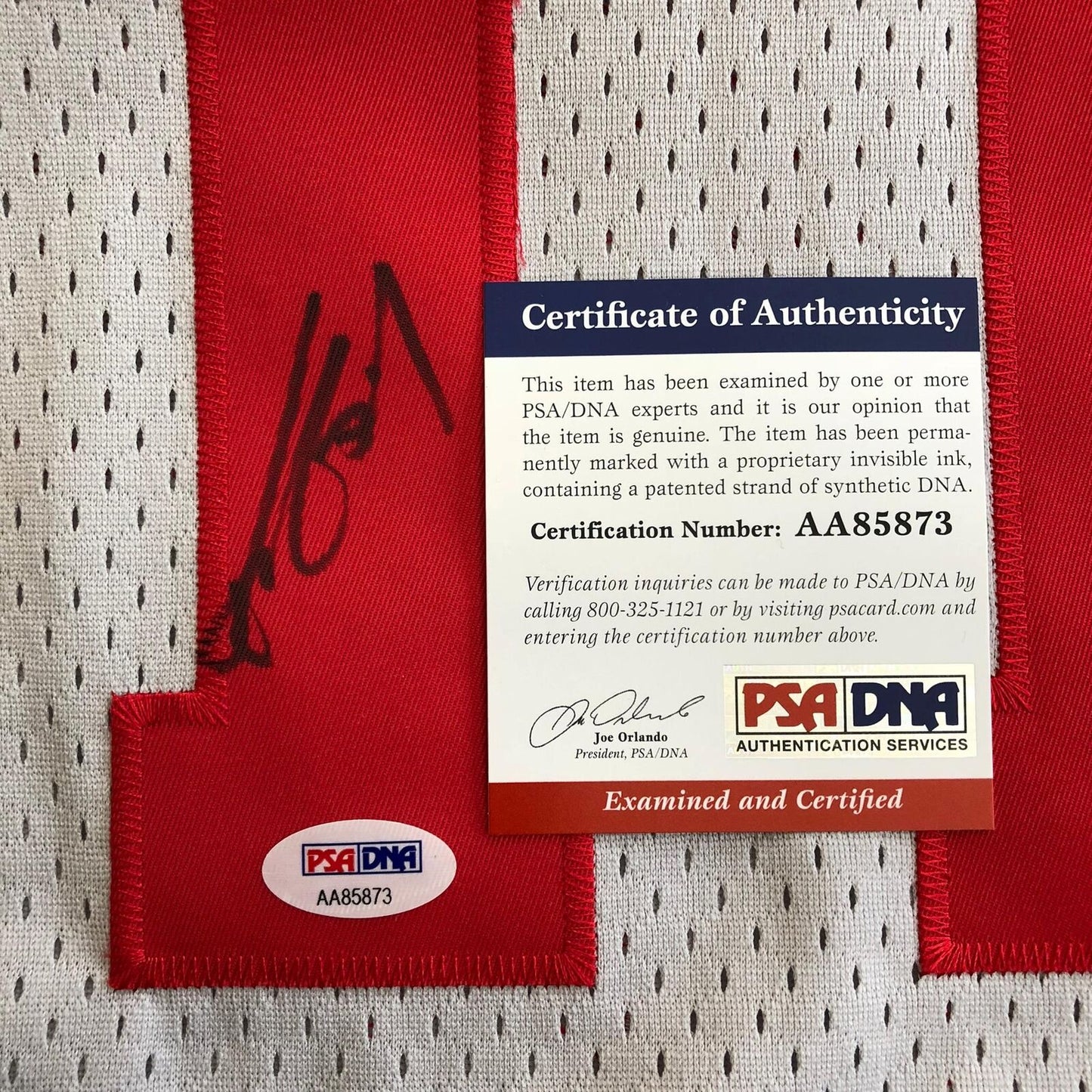 Yao Ming signed jersey PSA/DNA Houston Rockets Autographed