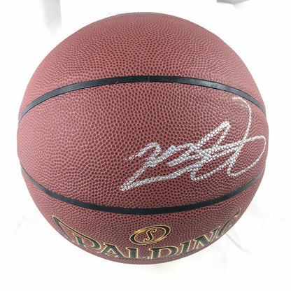 LeBron James Signed Basketball PSA/DNA Auto Grade 9 Los Angeles Lakers Autograph