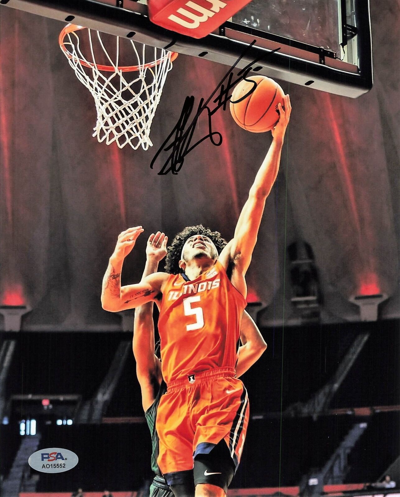 Andre Curbelo signed 8x10 photo PSA/DNA Autographed Illinois Basketball