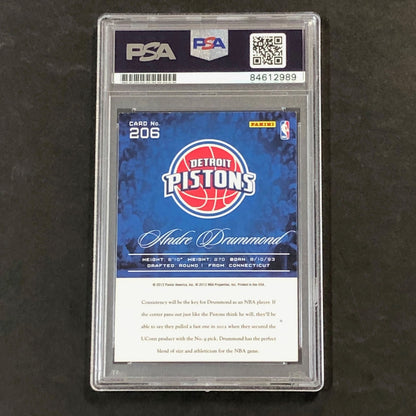 2012-13 Panini Prestige #206 Andre Drummond Signed Card AUTO PSA Slabbed RC Pist