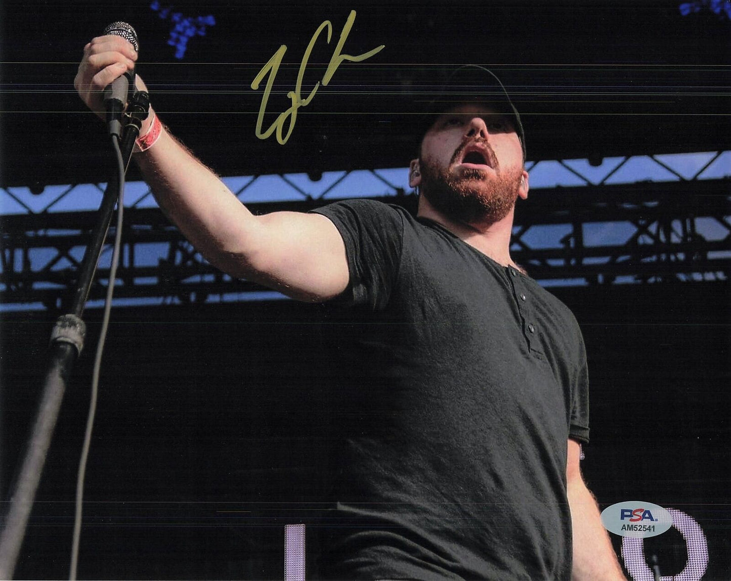 ZACH HANNAH signed 8x10 photo PSA/DNA Autographed Musician