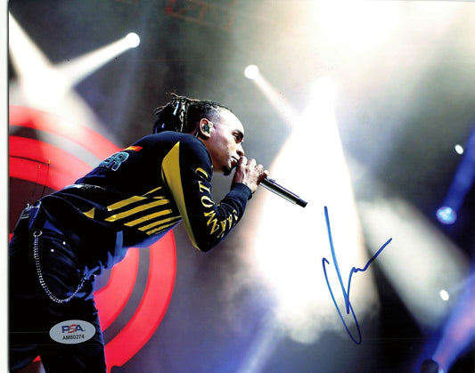 Ozuna signed 8x10 photo PSA/DNA Autographed Rapper