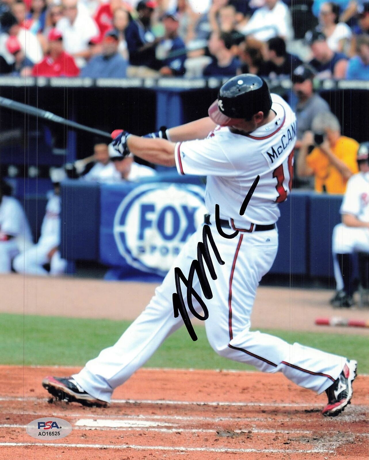 Brian McCann signed 8x10 photo PSA/DNA Atlanta Braves Autographed