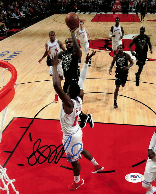 Shabazz Muhammad signed 8x10 photo PSA/DNA Milwaukee Bucks Autographed