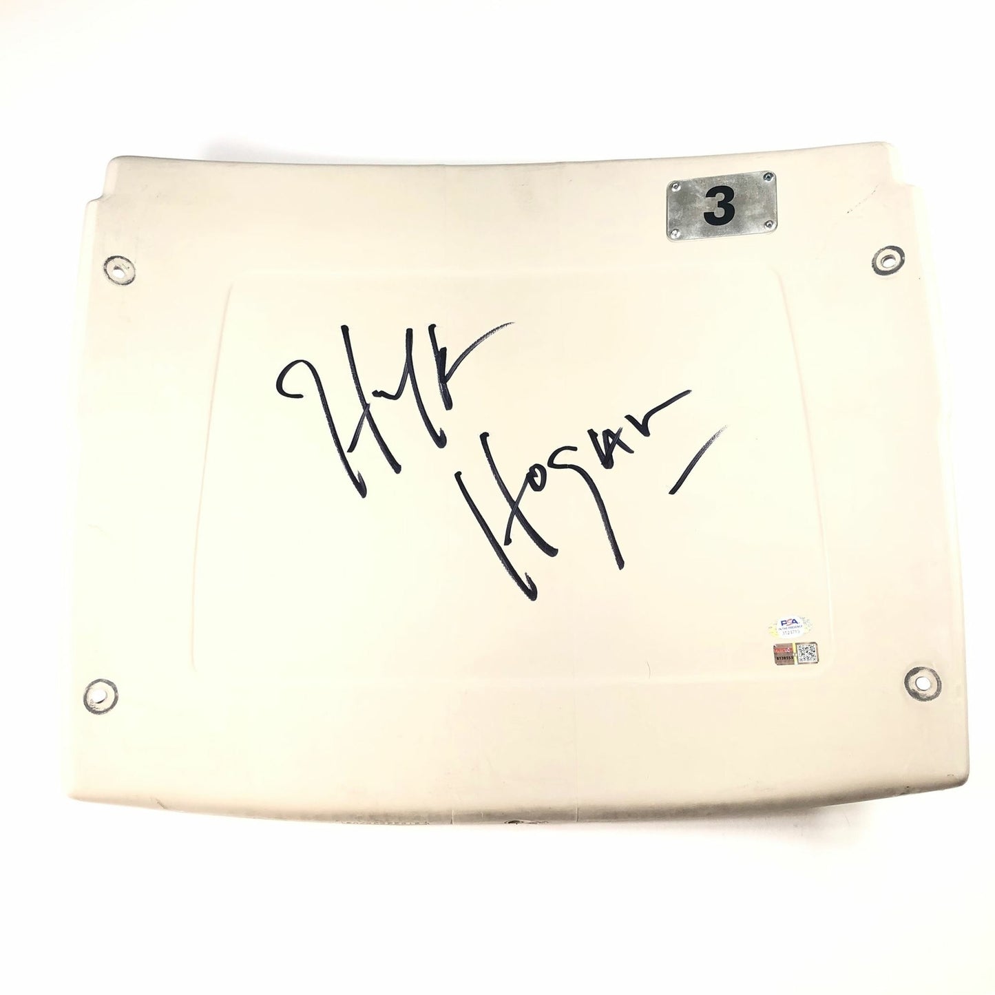 Hulk Hogan Signed Silverdome Seatback PSA/DNA Tristar WrestleMania Autographed W